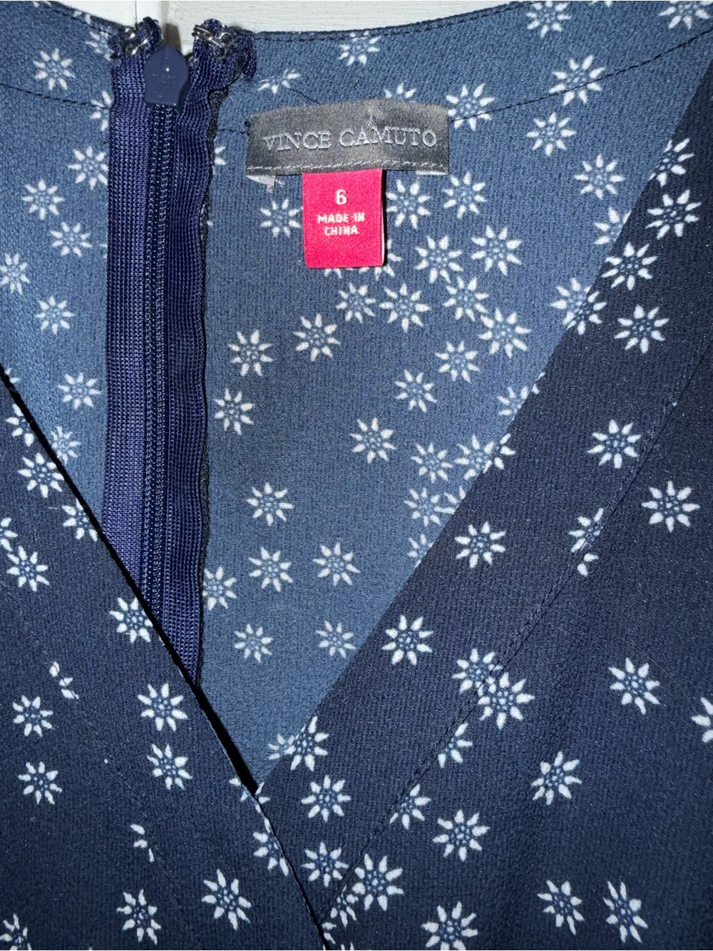 Vince Camuto Navy Floral Maxi Dress - Picture 2 of 6